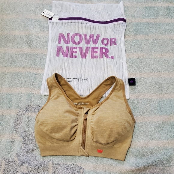 Shefit Tan Sports Bra, Like-New, Only Worn Once (was too small for me) - Picture 4 of 4